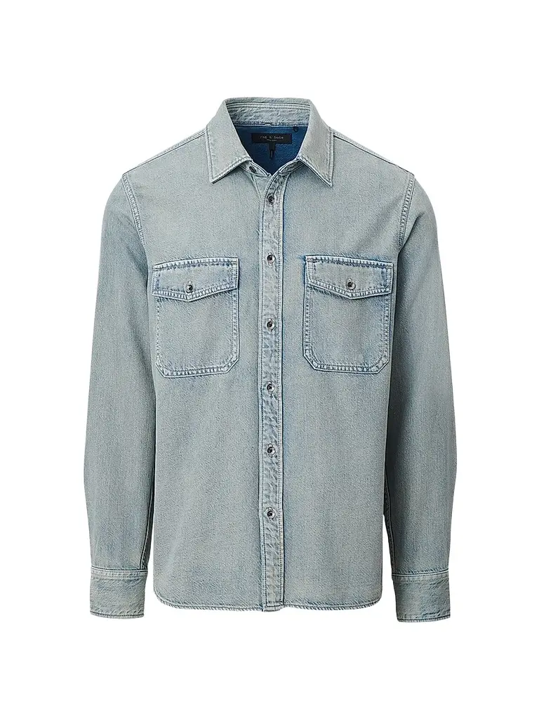 rag & bone Men's Saltaire Denim Shirt
