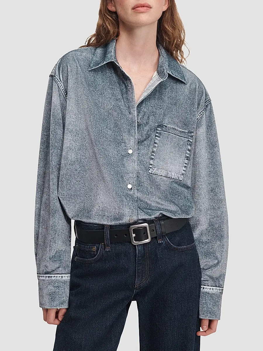 rag & bone Women's Connie Miramar Velvet Shirt | Thumbnail 3 rag & bone Women's Connie Miramar Velvet Shirt | Thumbnail 3