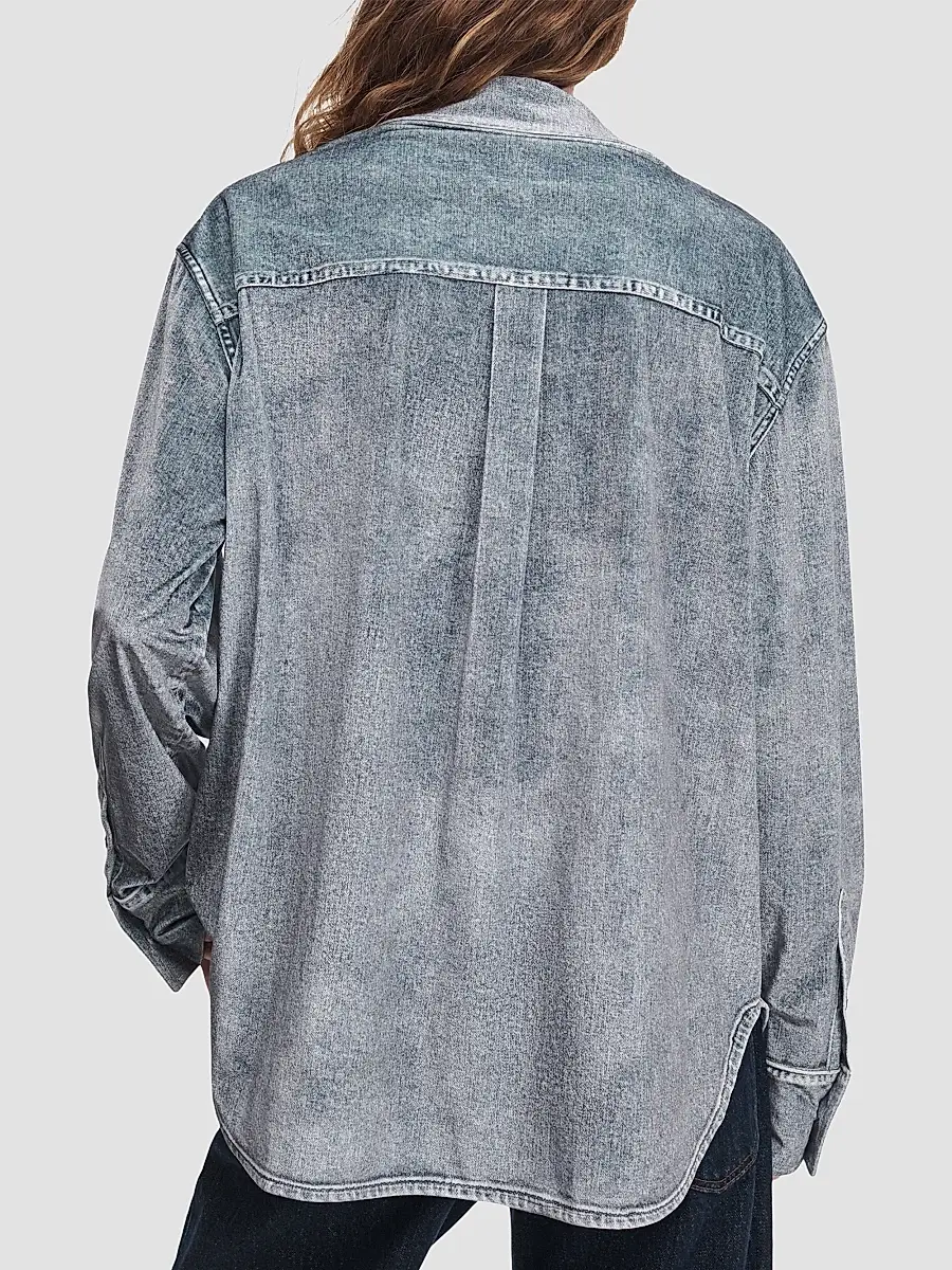 rag & bone Women's Connie Miramar Velvet Shirt | Thumbnail 4 rag & bone Women's Connie Miramar Velvet Shirt | Thumbnail 4