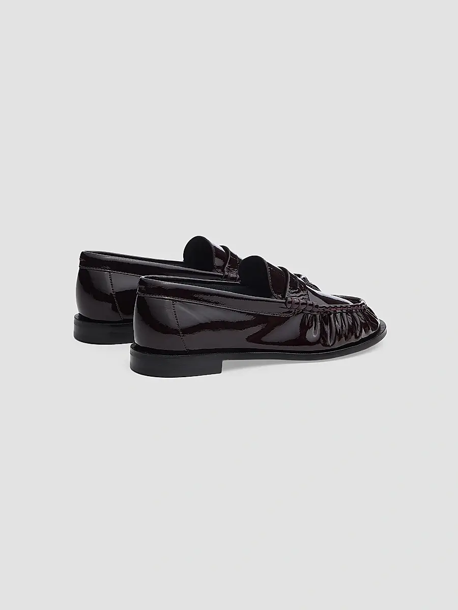 rag & bone Women's Lexi Leather Penny Loafers | Thumbnail 3