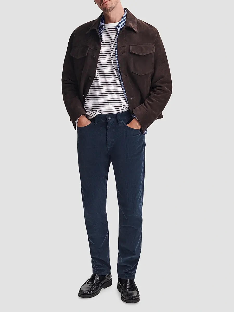 rag & bone Men's Stretch-Cotton Corduroy Trousers | Thumbnail 2