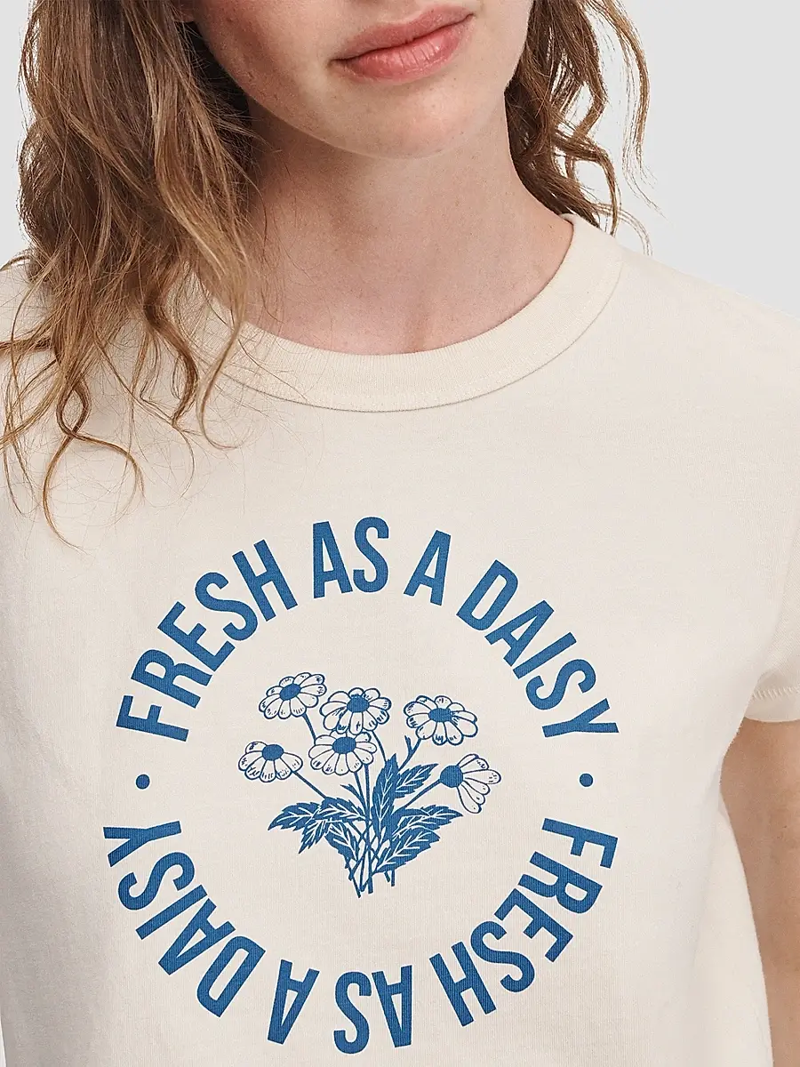 rag & bone Women's Fresh As A Daisy Kelly Perfect T-Shirt | Thumbnail 6 rag & bone Women's Fresh As A Daisy Kelly Perfect T-Shirt | Thumbnail 6