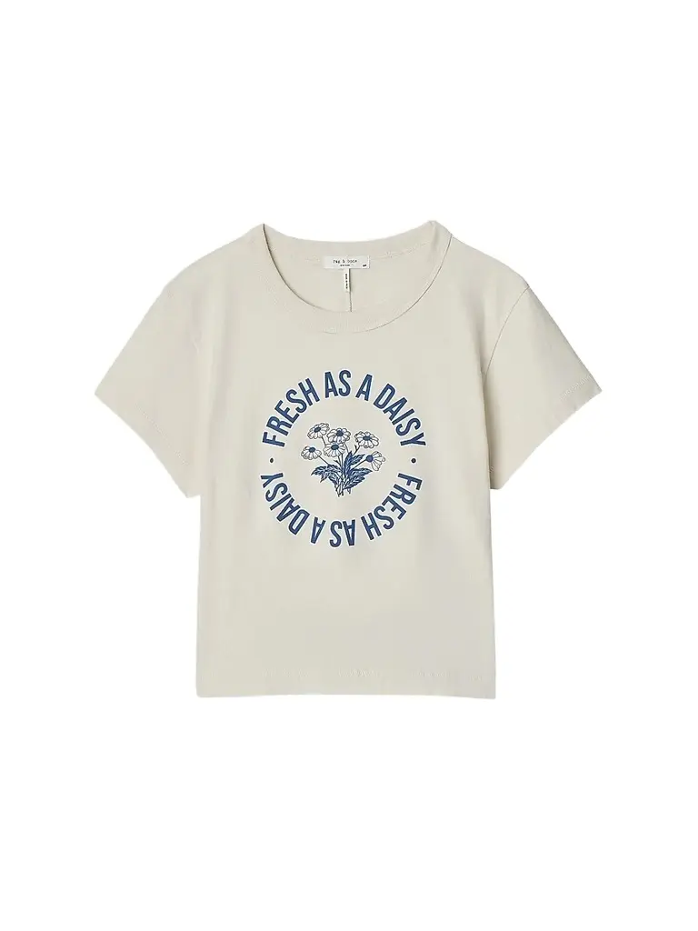 rag & bone Women's Fresh As A Daisy Kelly Perfect T-Shirt