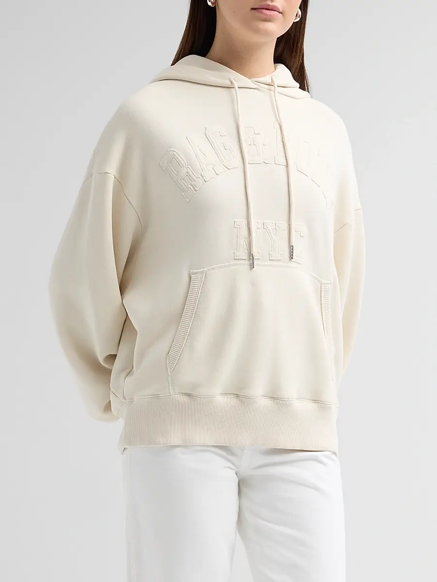 rag & bone Women's University Vintage Terry Hoodie | Thumbnail 4