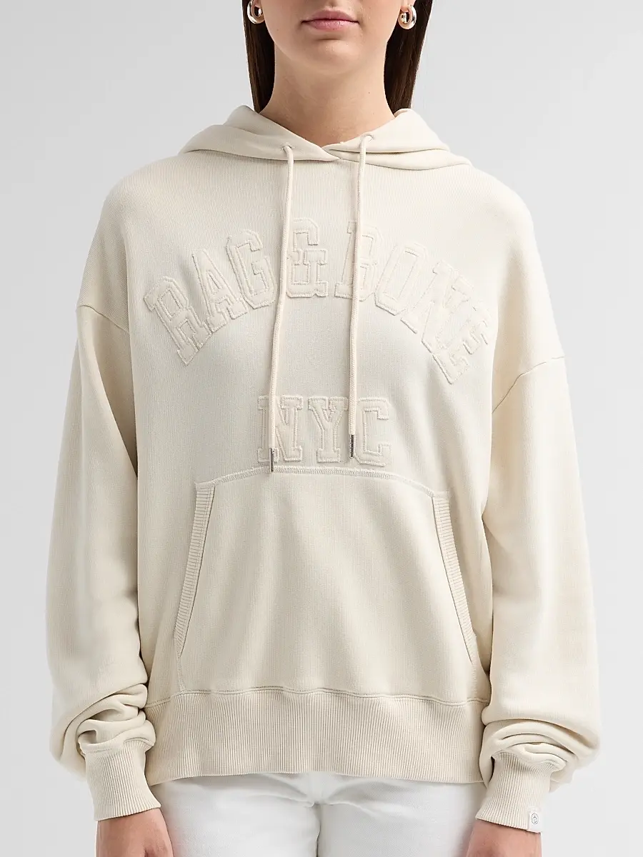 rag & bone Women's University Vintage Terry Hoodie | Thumbnail 5