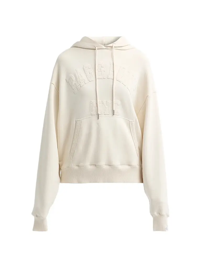 rag & bone Women's University Vintage Terry Hoodie - Turtle Dove | Image 1 rag & bone Women's University Vintage Terry Hoodie - Turtle Dove | Image 1
