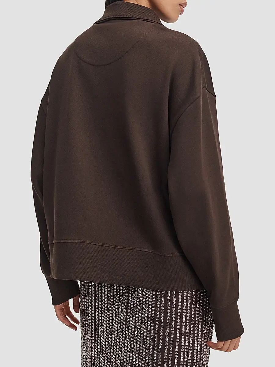 rag & bone Women's The Everyday Terry Half-Zip Sweatshirt | Thumbnail 3