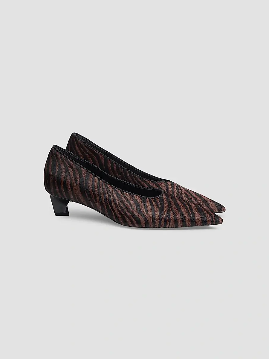 rag & bone Women's Paloma 40MM Calf Hair & Leather Pumps | Thumbnail 2