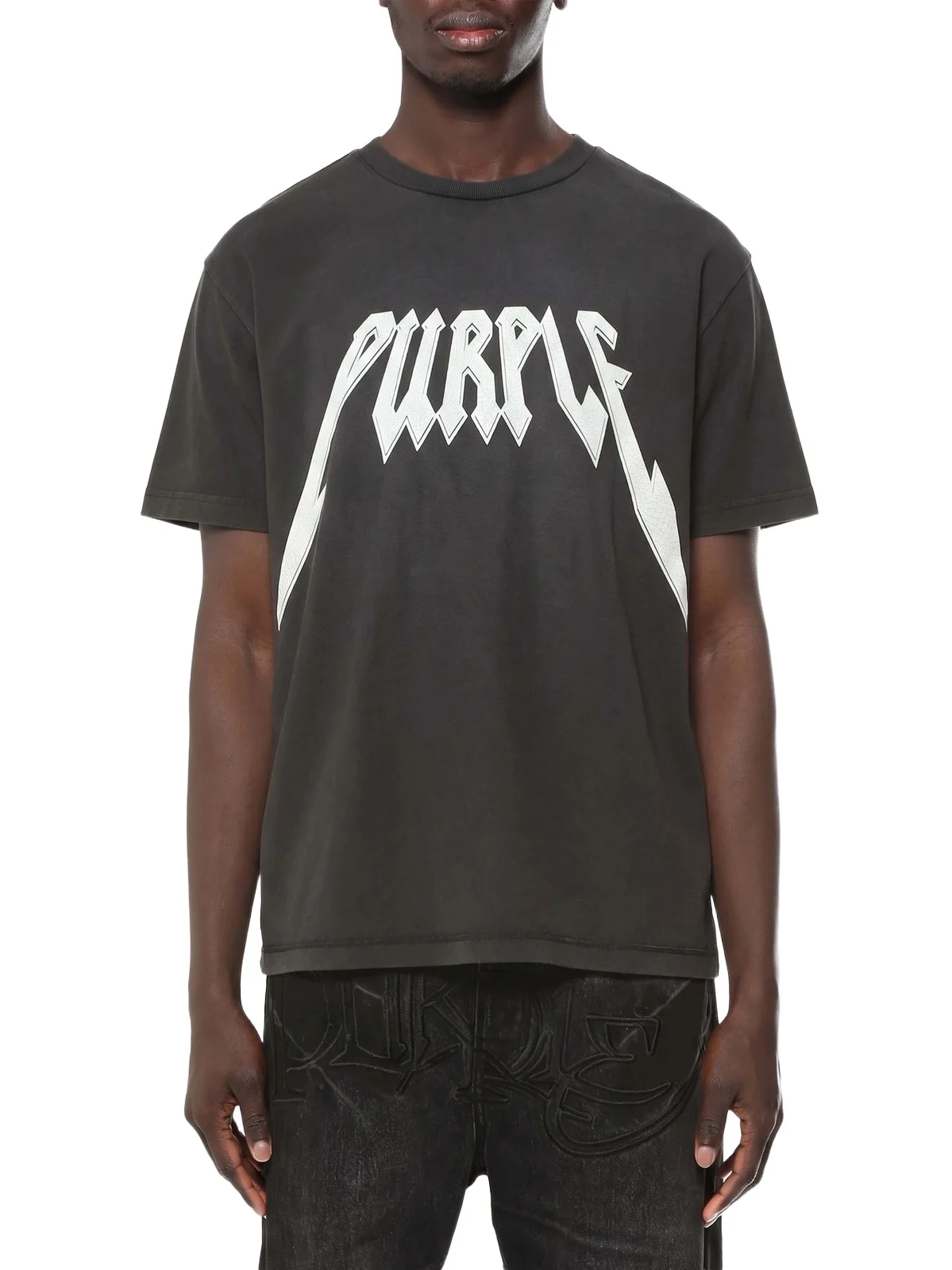 Men's Logo Textured Cotton Jersey T-Shirt Men's Logo Textured Cotton Jersey T-Shirt