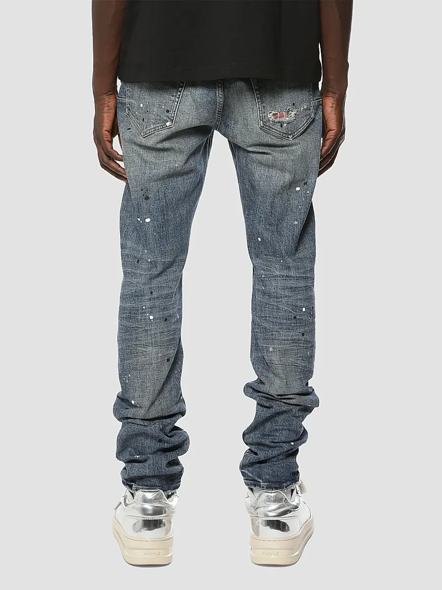 Purple Brand Men's Paint Repair Skinny Jeans | Thumbnail 2 Purple Brand Men's Paint Repair Skinny Jeans | Thumbnail 2