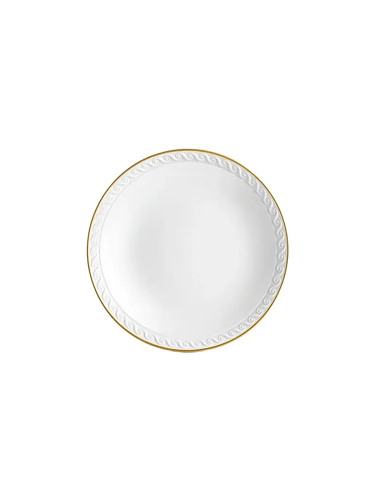 L'Objet Neptune Porcelain & 24K Gold Bread & Butter Plate - White Gold | Image 1 L'Objet Neptune Porcelain & 24K Gold Bread & Butter Plate - White Gold | Image 1