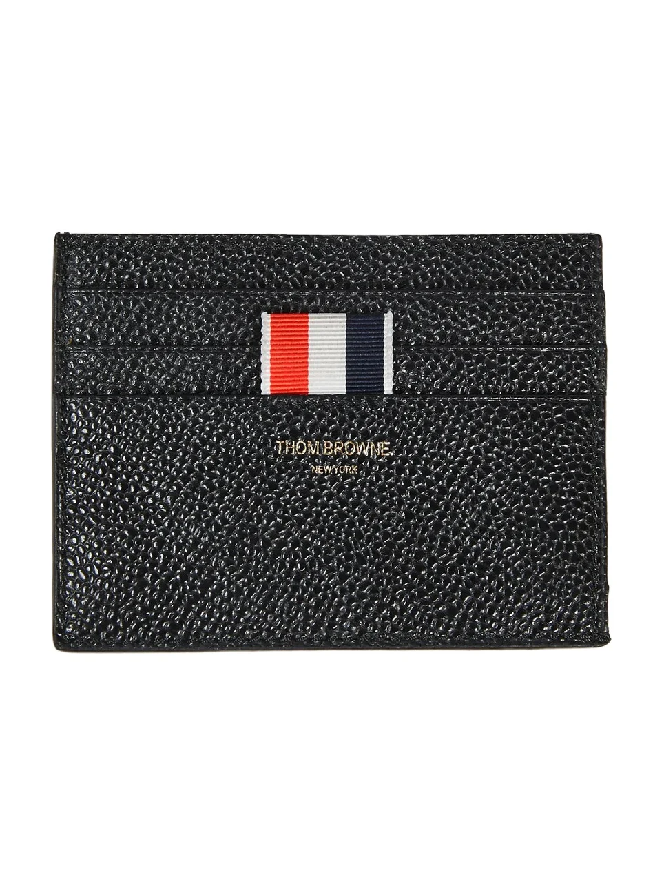 Men's Pebble-Grain Leather Card Holder