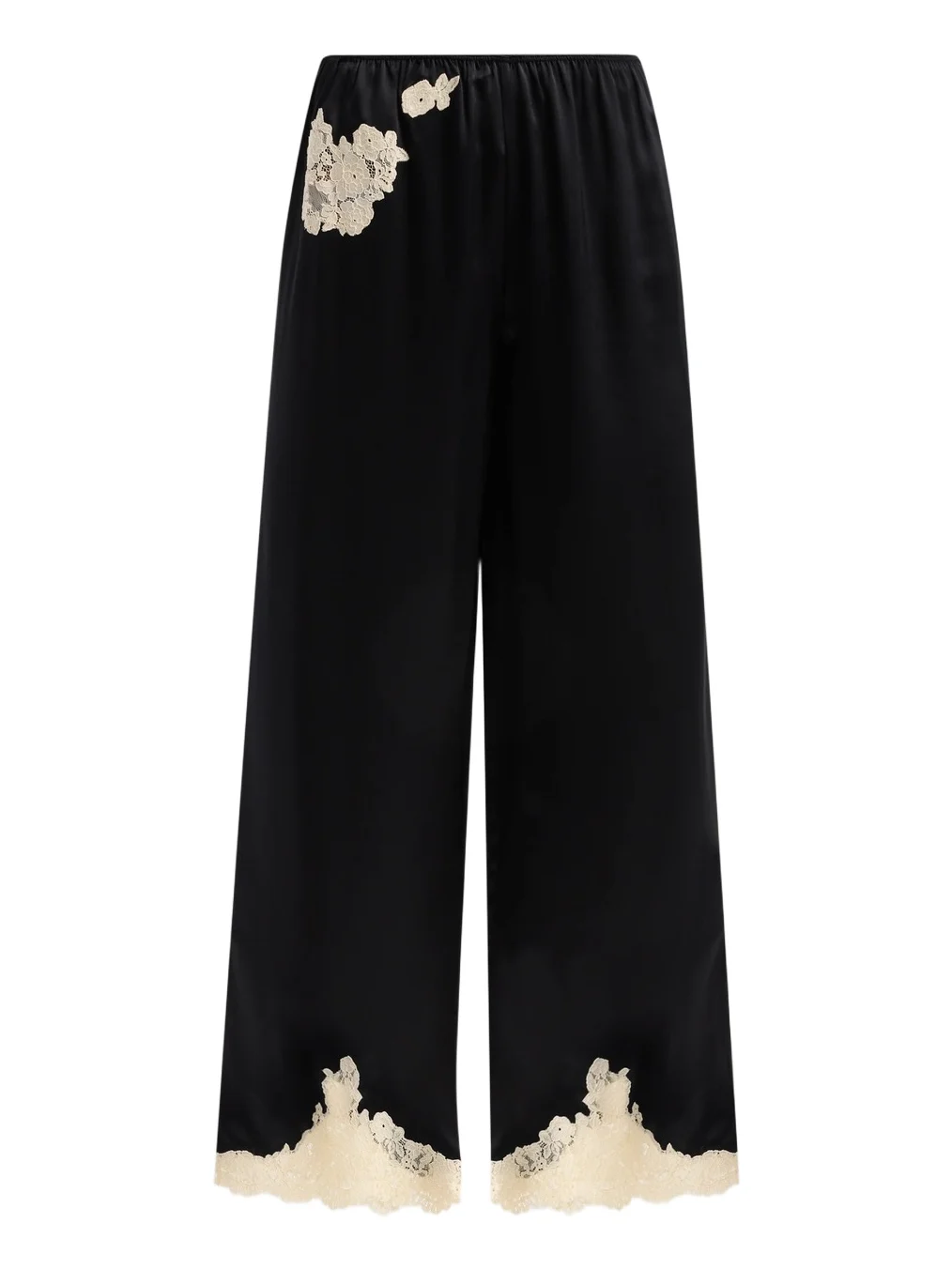 Women's Lavon Lace-Trim Silk Pants Women's Lavon Lace-Trim Silk Pants