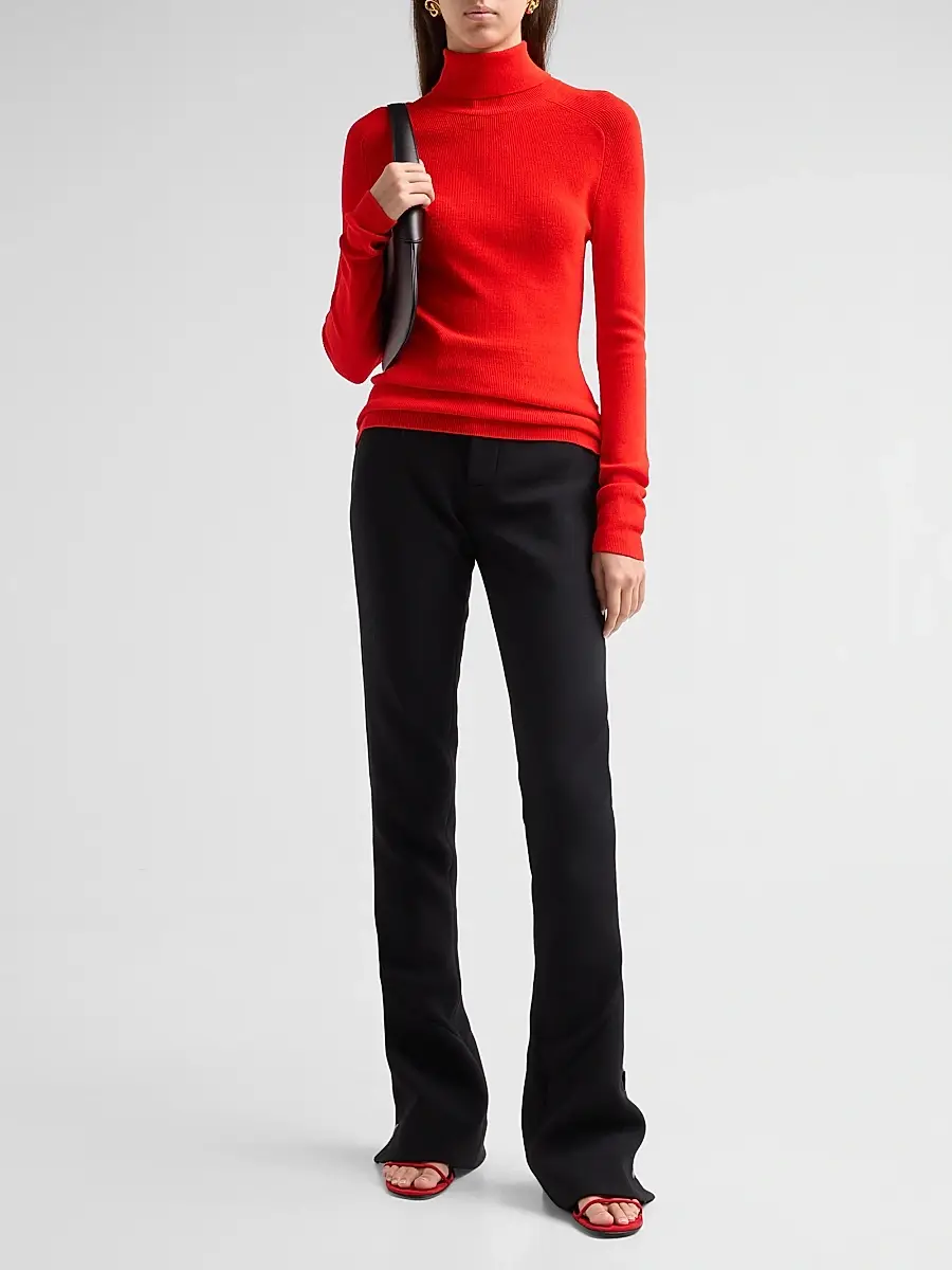 Proenza Schouler Women's Althea Stretch Double-Wool Pants | Thumbnail 2 Proenza Schouler Women's Althea Stretch Double-Wool Pants | Thumbnail 2