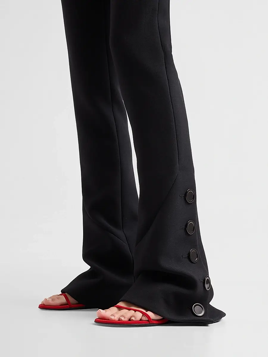 Proenza Schouler Women's Althea Stretch Double-Wool Pants | Thumbnail 5 Proenza Schouler Women's Althea Stretch Double-Wool Pants | Thumbnail 5