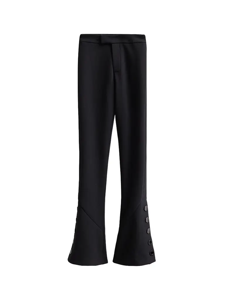 Proenza Schouler Women's Althea Stretch Double-Wool Pants - Black | Image 1 Proenza Schouler Women's Althea Stretch Double-Wool Pants - Black | Image 1