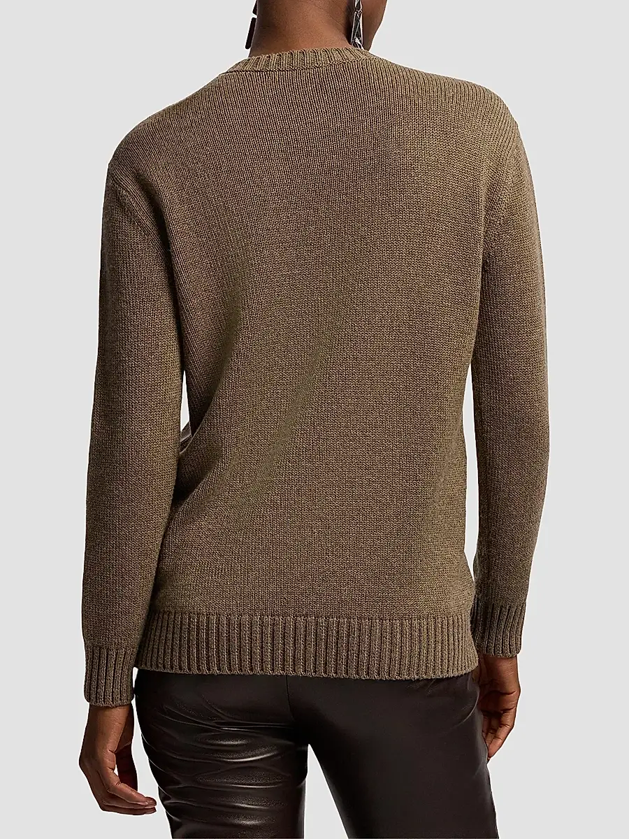 Ralph Lauren Collection Women's Fall Polo Bear Cashmere Sweater | Thumbnail 3 Ralph Lauren Collection Women's Fall Polo Bear Cashmere Sweater | Thumbnail 3