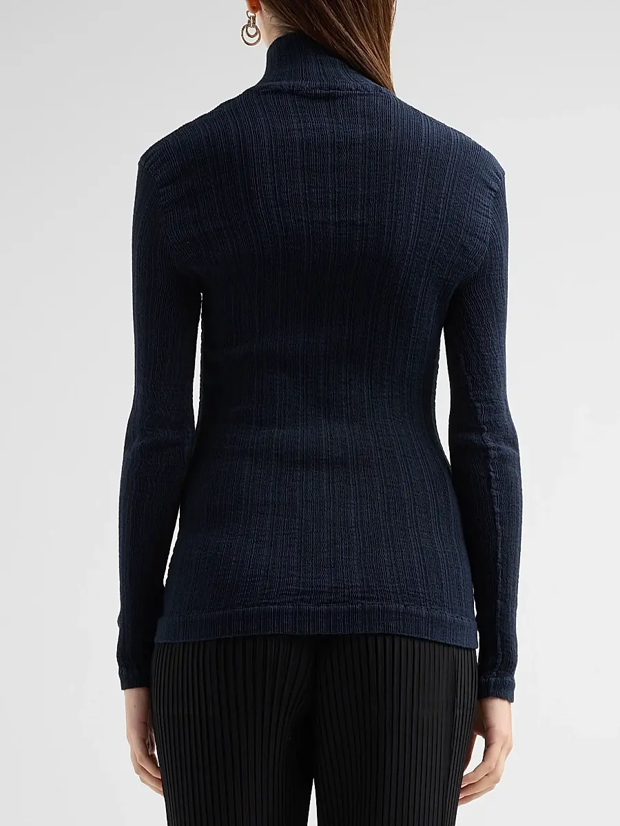 Issey Miyake Women's Rill Textured Pleats Shirt | Thumbnail 3 Issey Miyake Women's Rill Textured Pleats Shirt | Thumbnail 3