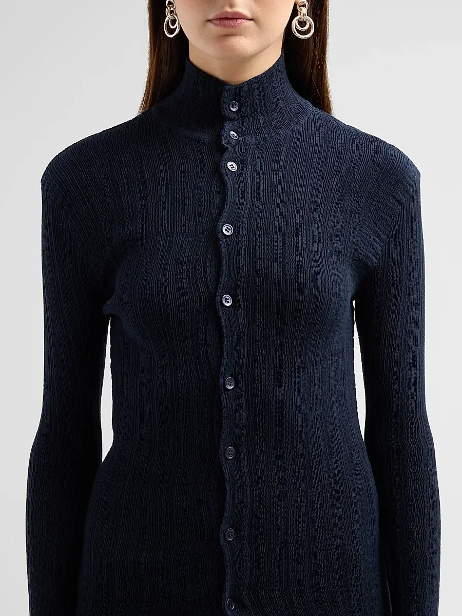 Issey Miyake Women's Rill Textured Pleats Shirt | Thumbnail 5 Issey Miyake Women's Rill Textured Pleats Shirt | Thumbnail 5