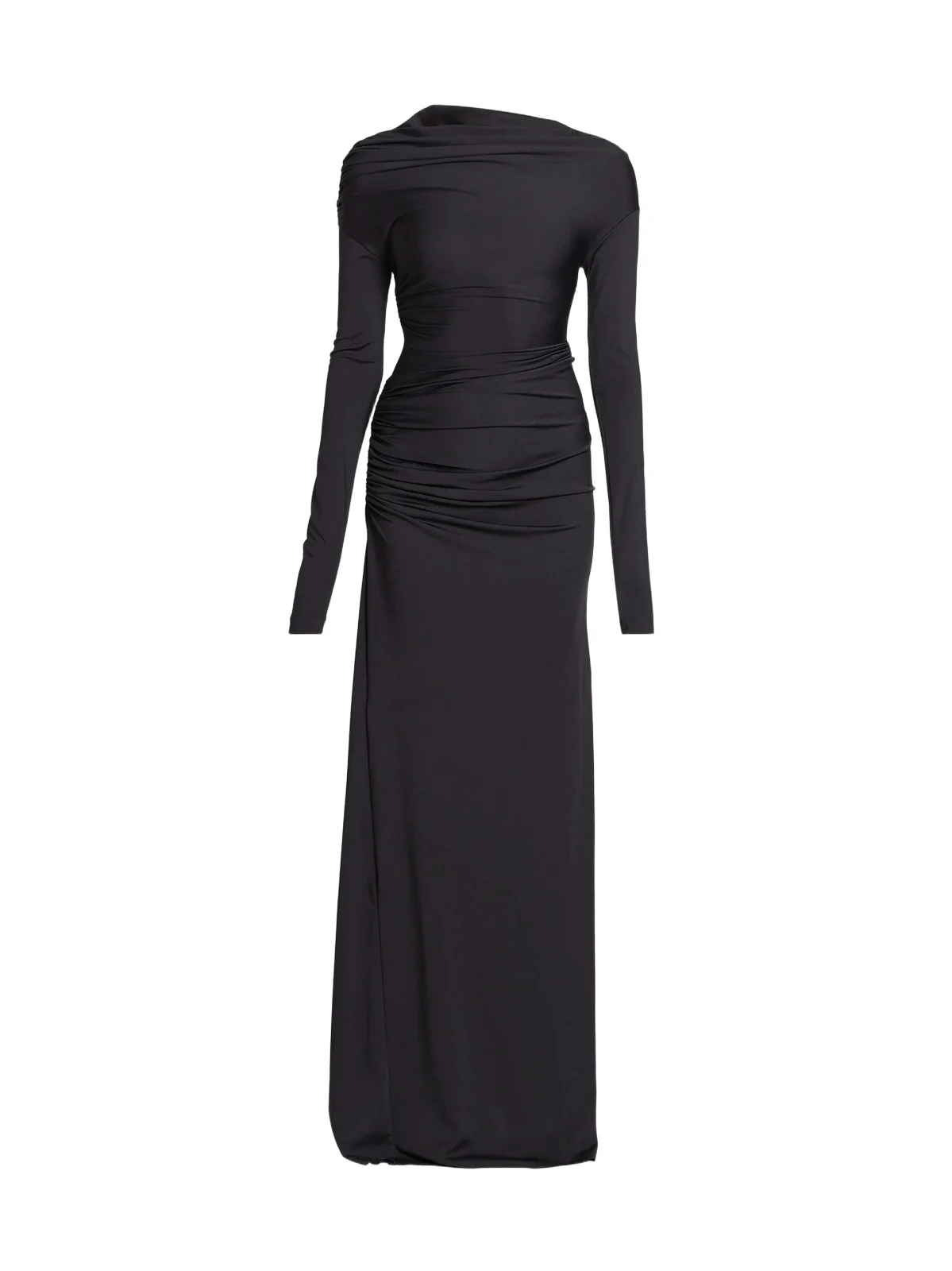 Victoria Beckham Women's Draped Long-Sleeve Column Gown