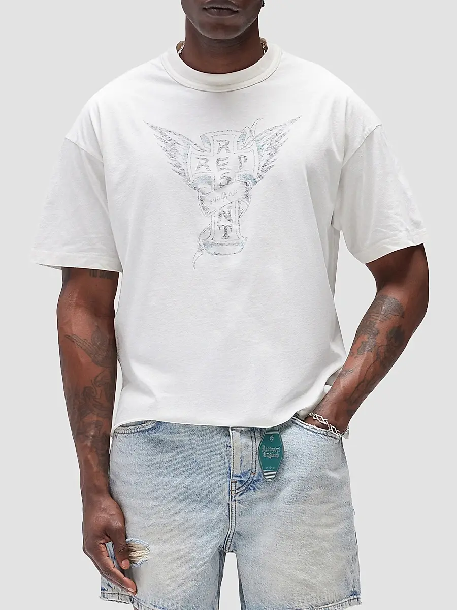 Represent Men's Westside Cotton-Blend Crewneck T-Shirt | Thumbnail 4 Represent Men's Westside Cotton-Blend Crewneck T-Shirt | Thumbnail 4