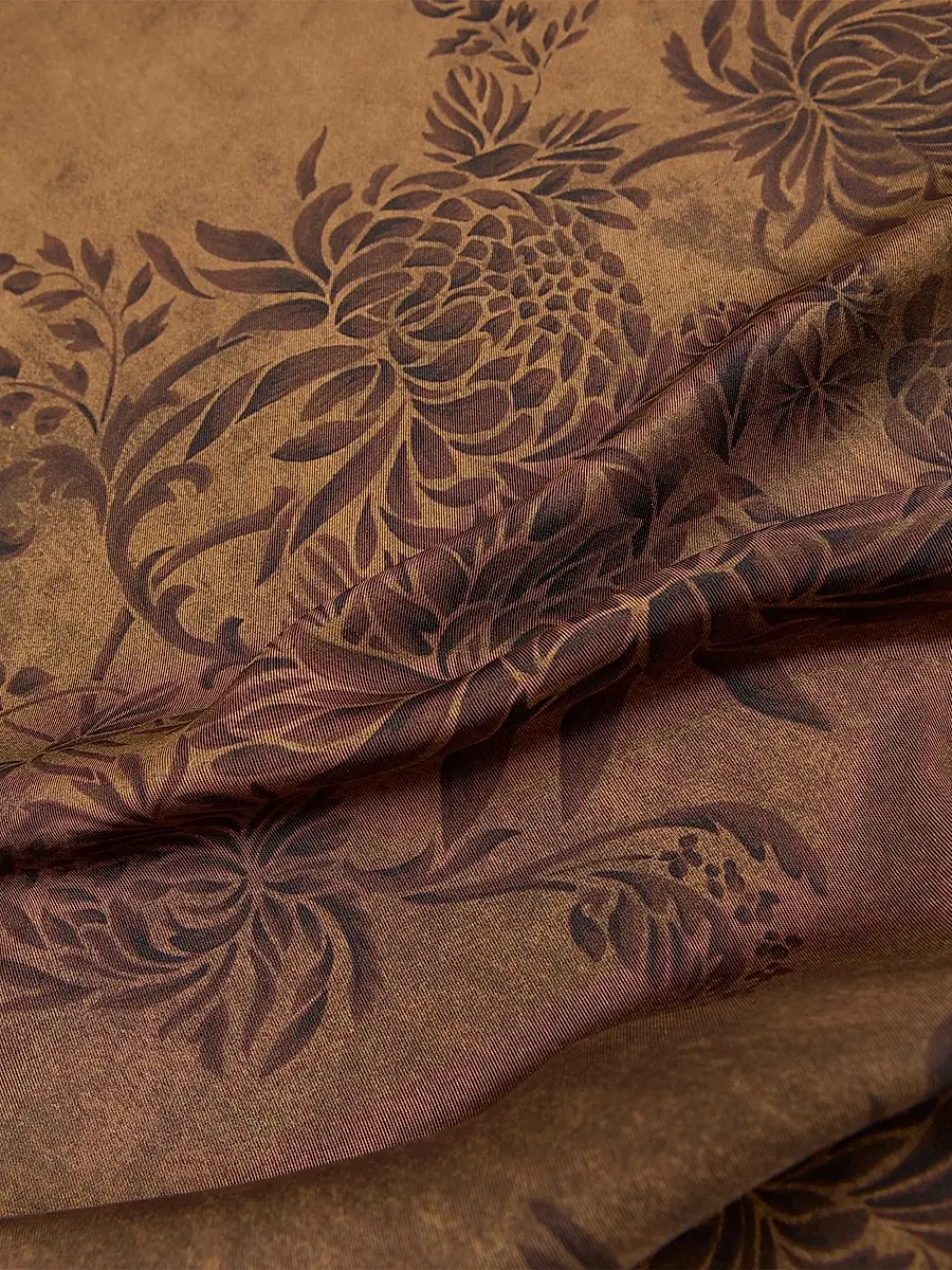 Ferragamo Women's Floral Silk Scarf | Thumbnail 4