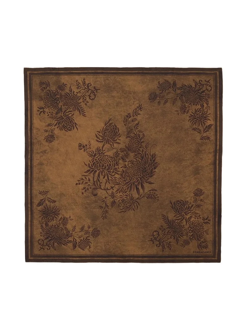 Ferragamo Women's Floral Silk Scarf