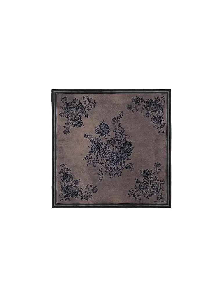 Women's Floral Silk Scarf
