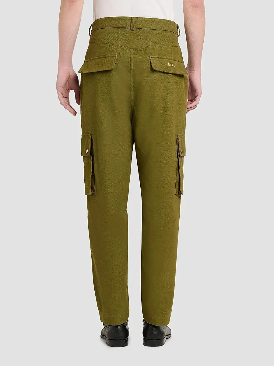 Rhude Men's Cotton Cargo Pants | Thumbnail 3