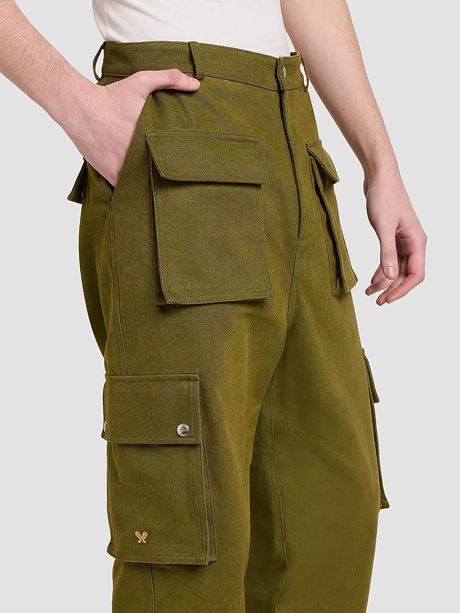 Rhude Men's Cotton Cargo Pants | Thumbnail 5