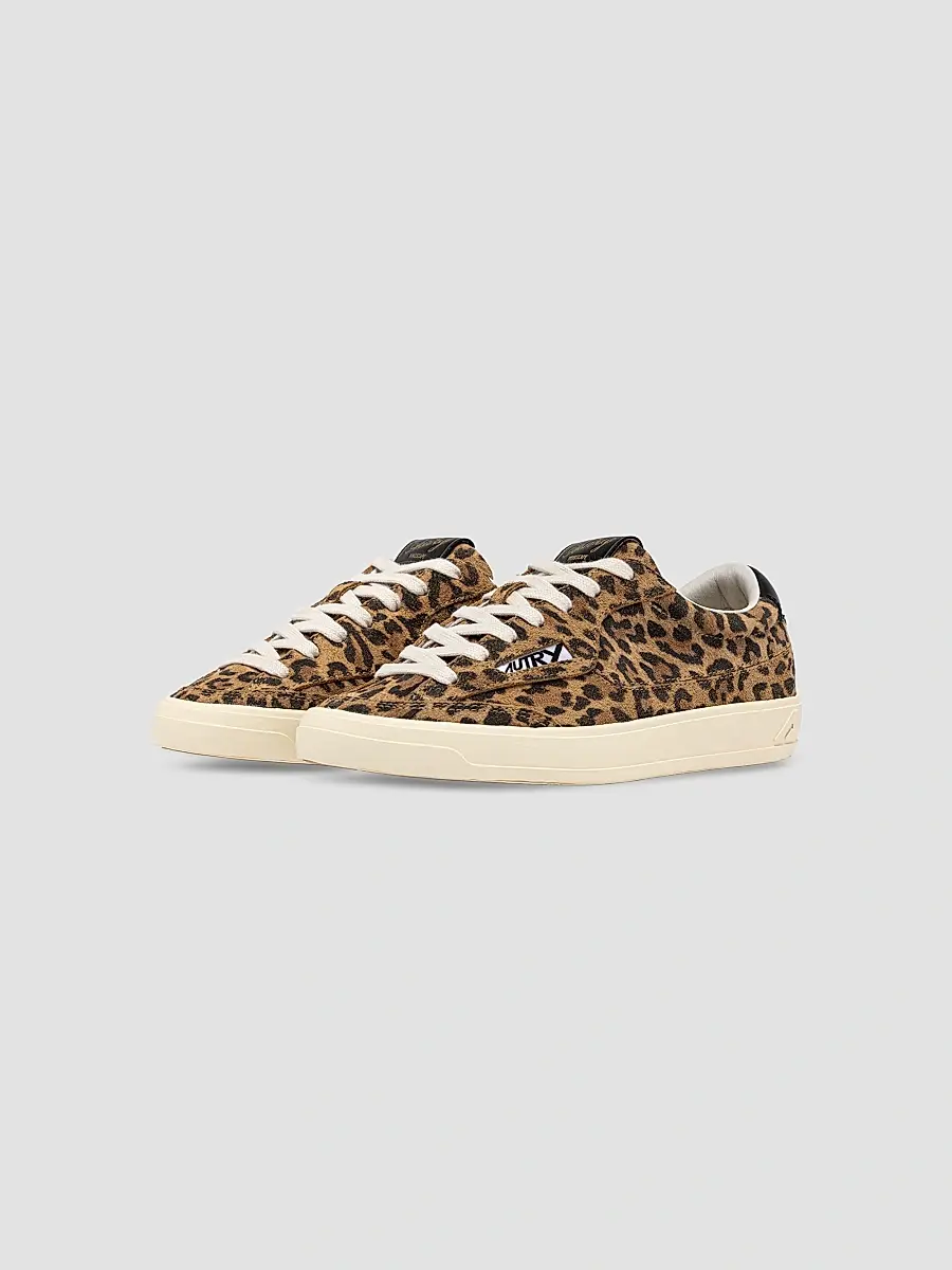 Autry Women's Windscape Leopard-Print Suede Low-Top Sneakers | Thumbnail 2 Autry Women's Windscape Leopard-Print Suede Low-Top Sneakers | Thumbnail 2
