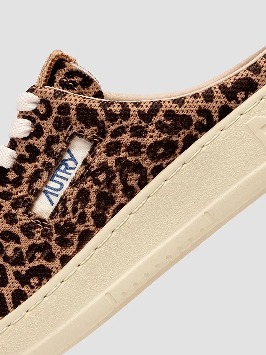 Autry Women's Leopard-Print Lace-Up Mule Sneakers | Thumbnail 6 Autry Women's Leopard-Print Lace-Up Mule Sneakers | Thumbnail 6