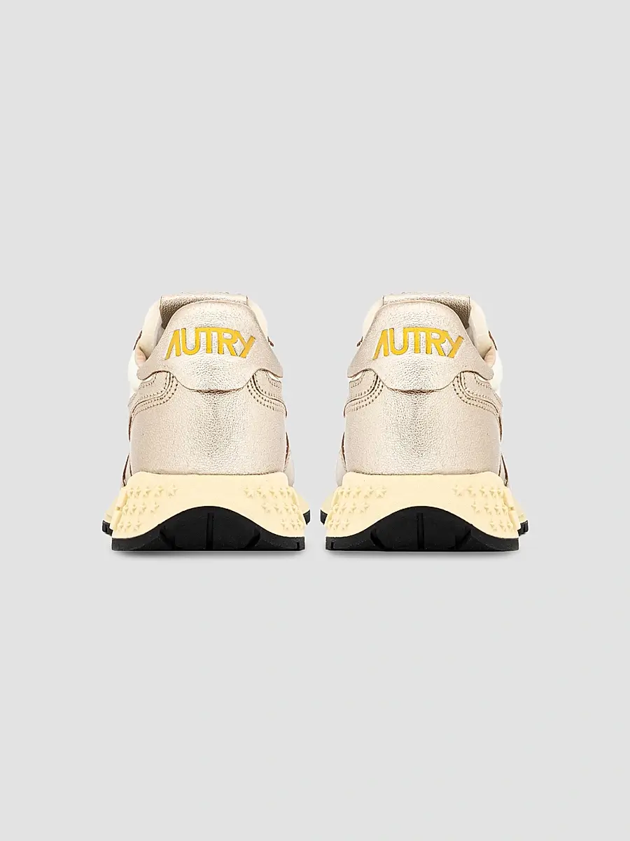 Autry Women's Reelwind Logo Leather Sneakers | Thumbnail 3 Autry Women's Reelwind Logo Leather Sneakers | Thumbnail 3