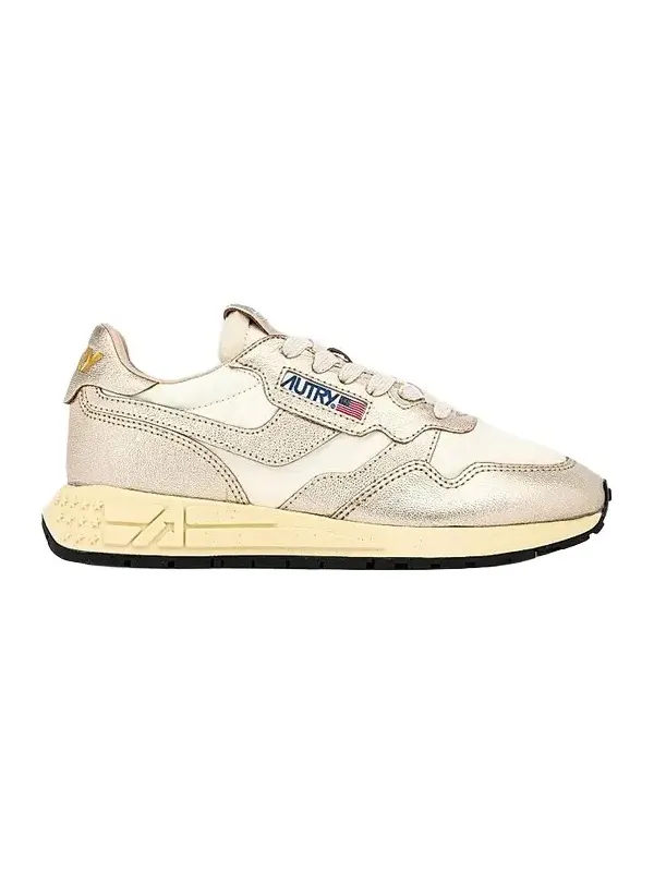 Autry Women's Reelwind Logo Leather Sneakers