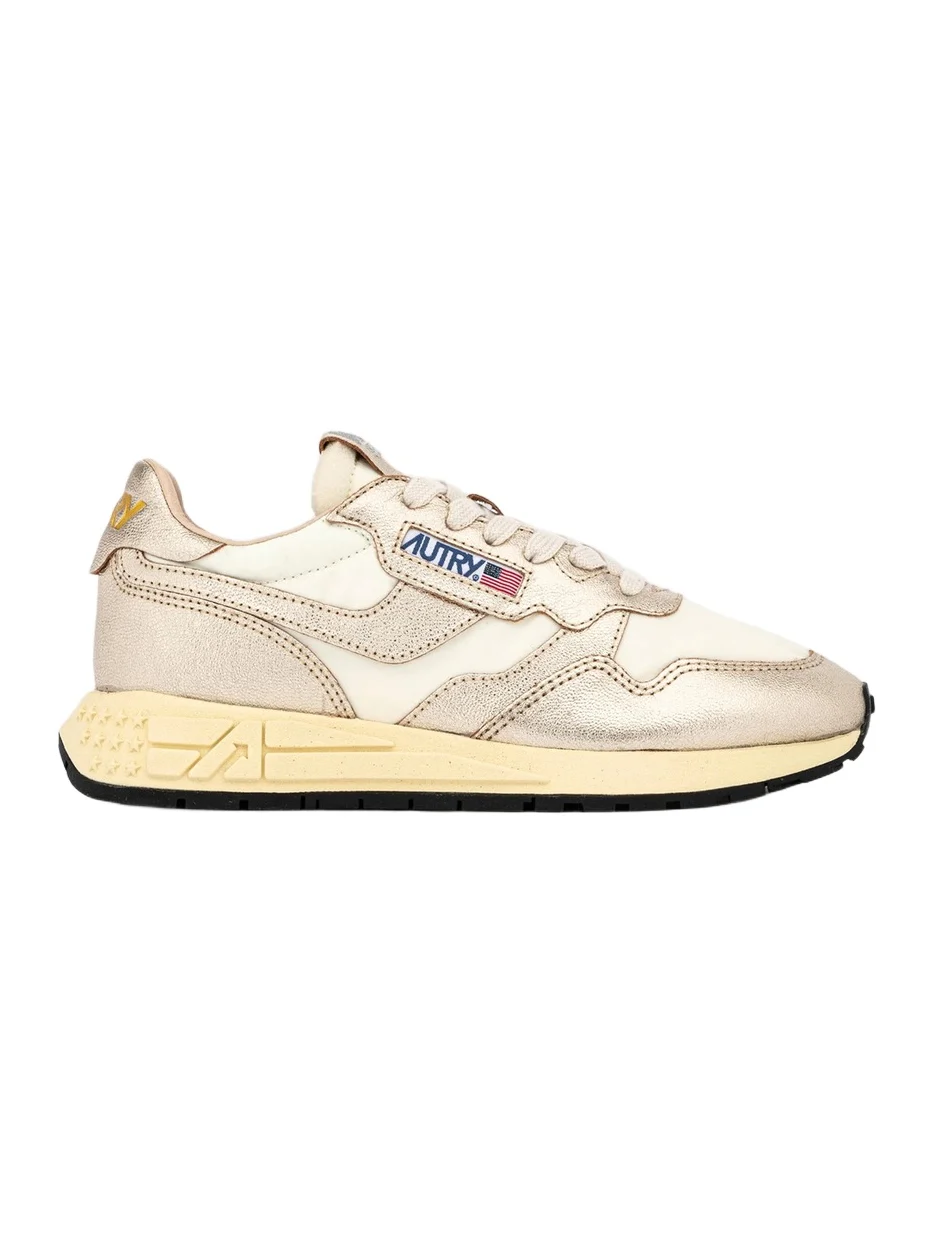 Autry Women's Reelwind Logo Leather Sneakers