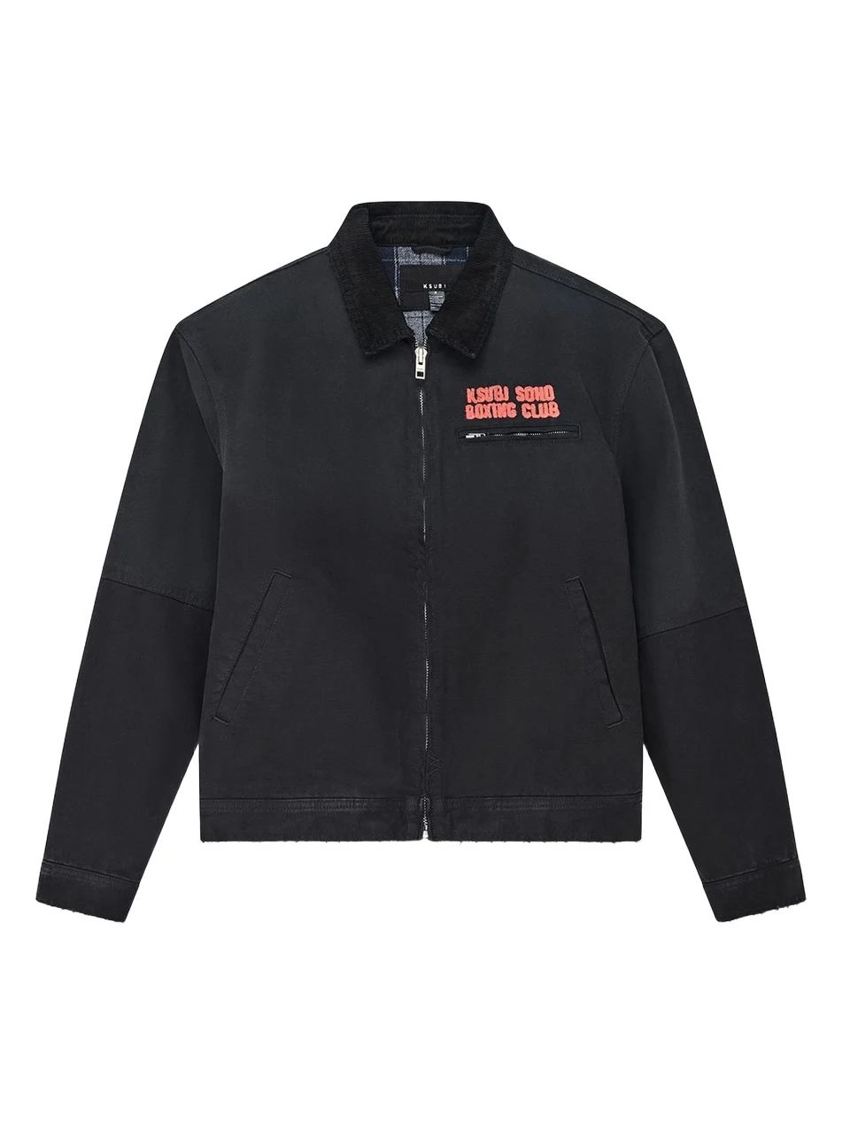Men's Club Greenwich Printed Cotton Twill Jacket Men's Club Greenwich Printed Cotton Twill Jacket