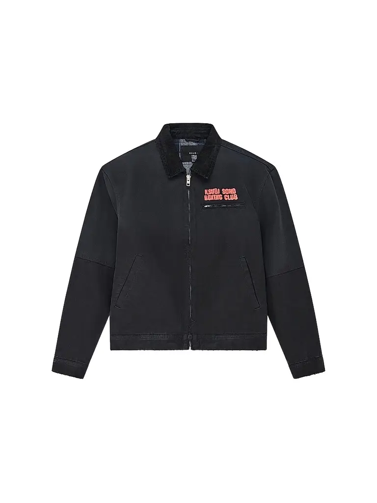 Ksubi Men's Club Greenwich Printed Cotton Twill Jacket - Black | Image 1 Ksubi Men's Club Greenwich Printed Cotton Twill Jacket - Black | Image 1