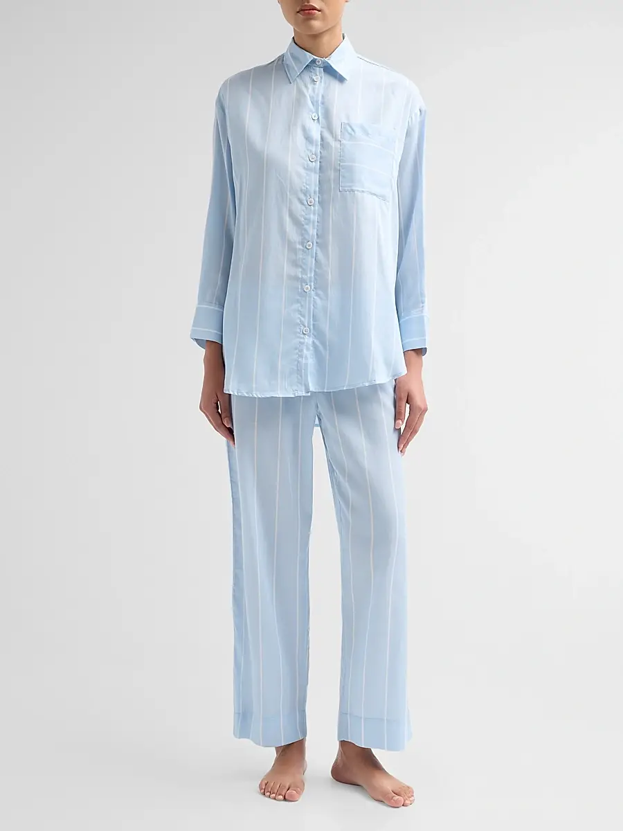 Papinelle Women's Striped Cotton Shirt | Thumbnail 2 Papinelle Women's Striped Cotton Shirt | Thumbnail 2