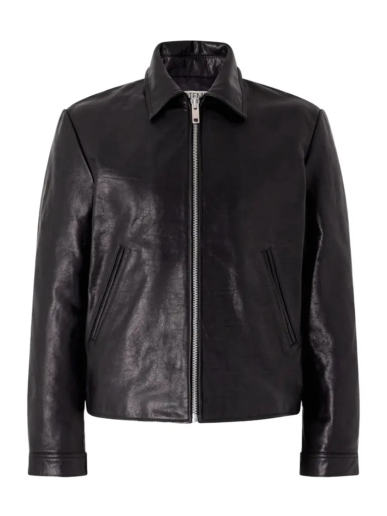 TOTEME Distressed Leather Jacket - Men | Image 1 TOTEME Distressed Leather Jacket - Men | Image 1
