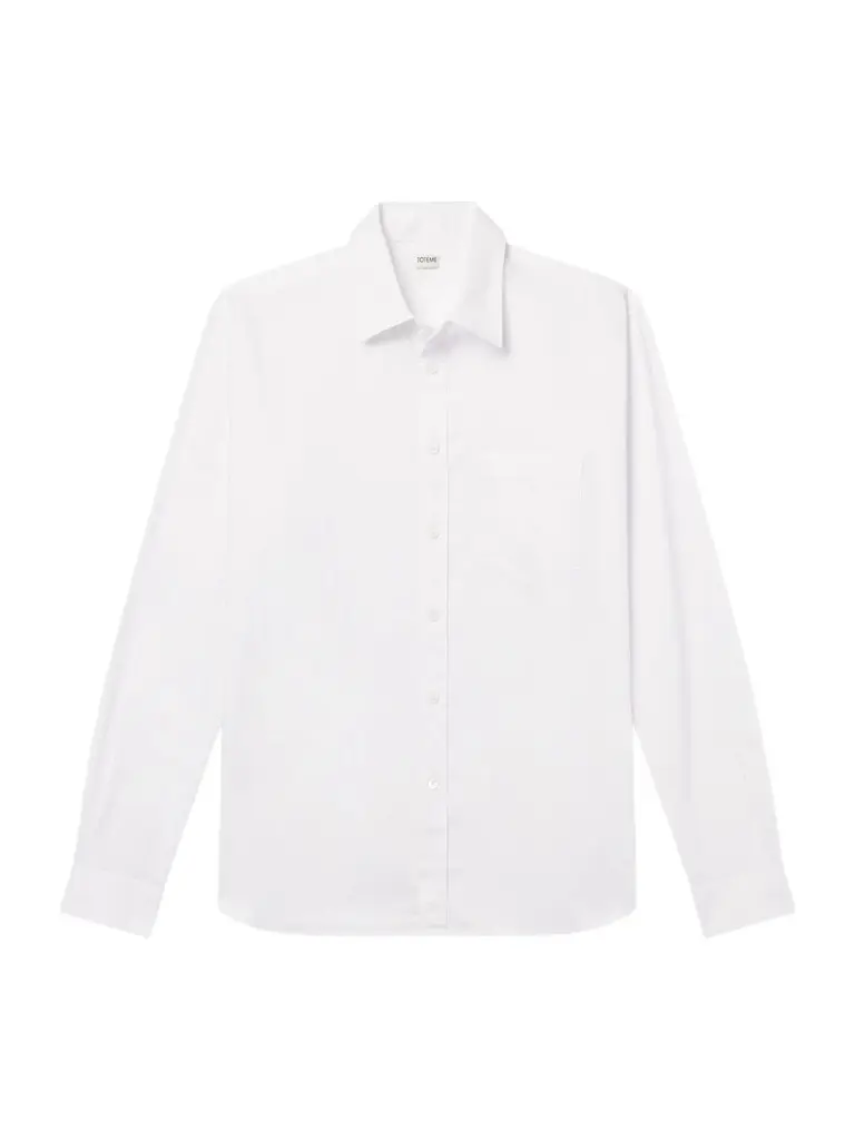 TOTEME Button-Down Cotton-Poplin Shirt - Men | Image 1 TOTEME Button-Down Cotton-Poplin Shirt - Men | Image 1