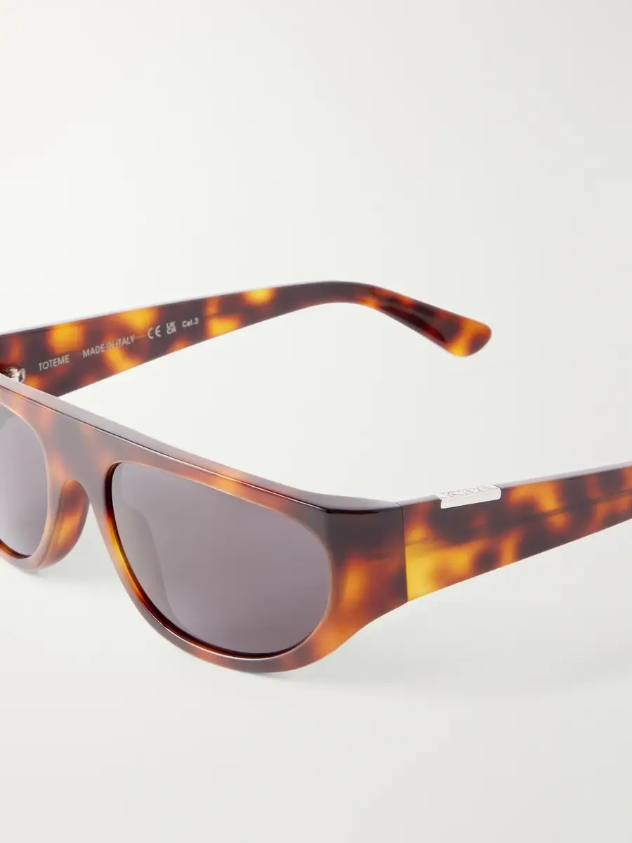 TOTEME D-Frame Tortoiseshell Acetate Sunglasses - Men | Thumbnail 3 TOTEME D-Frame Tortoiseshell Acetate Sunglasses - Men | Thumbnail 3