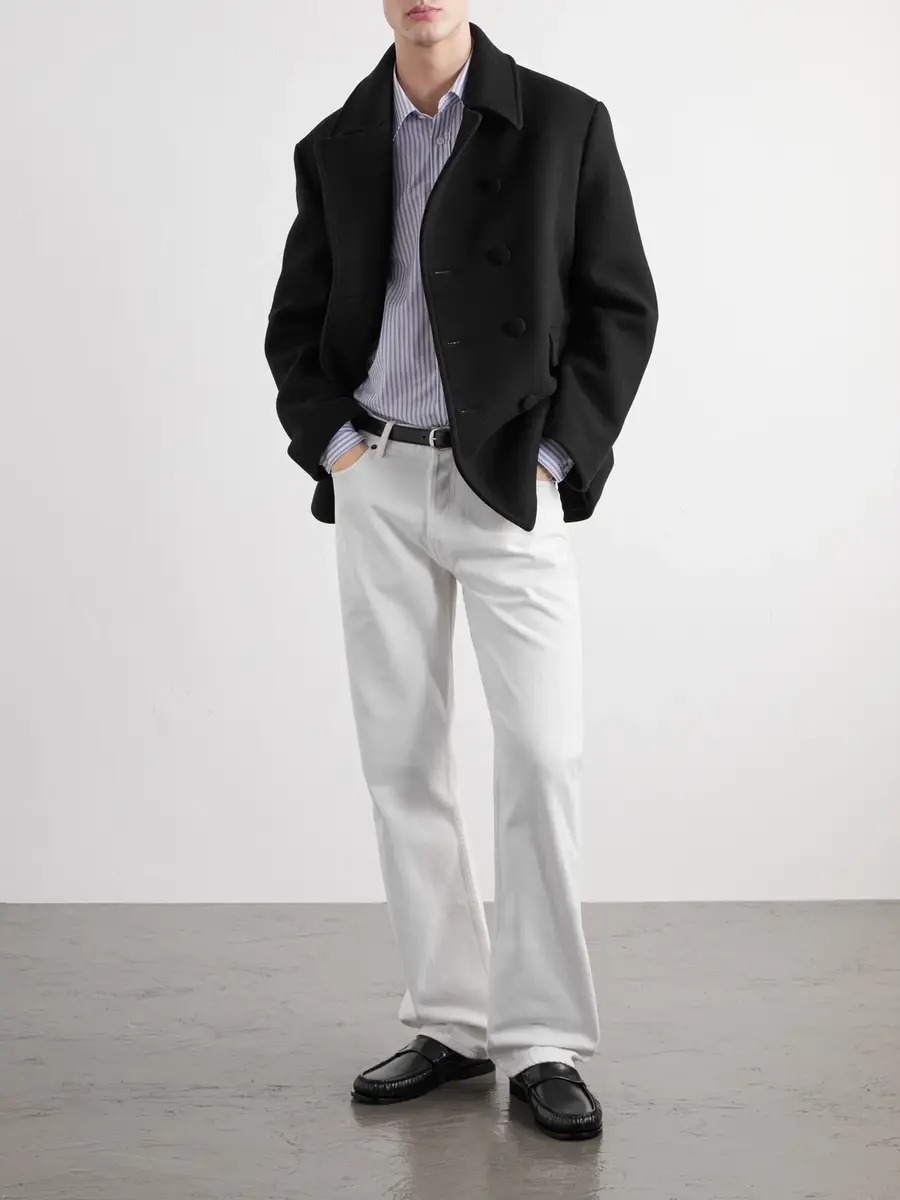 TOTEME Wool Peacoat - Men | Thumbnail 2 TOTEME Wool Peacoat - Men | Thumbnail 2