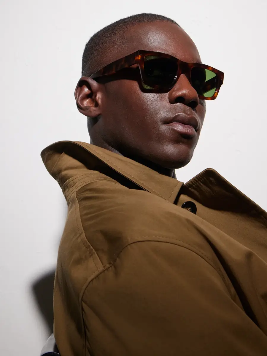 TOTEME Square-Frame Tortoiseshell Acetate Sunglasses - Men | Thumbnail 2 TOTEME Square-Frame Tortoiseshell Acetate Sunglasses - Men | Thumbnail 2
