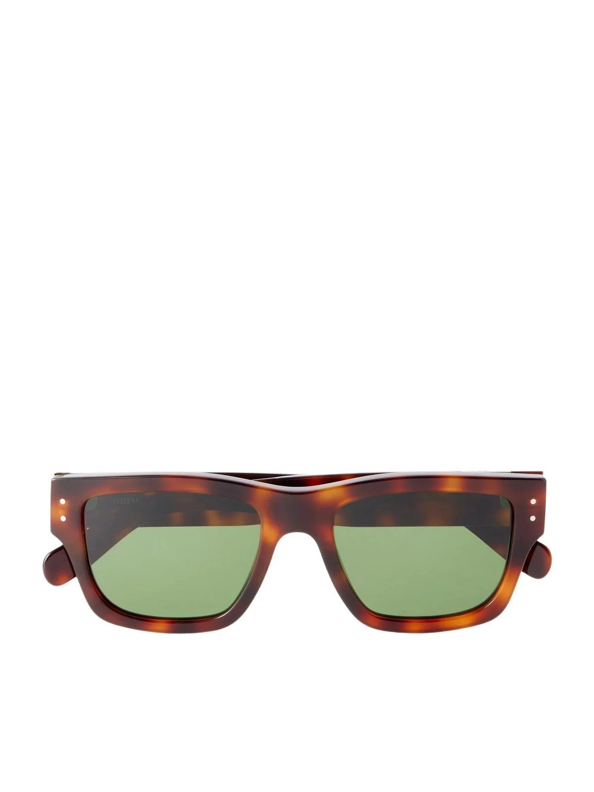 TOTEME Square-Frame Tortoiseshell Acetate Sunglasses - Men