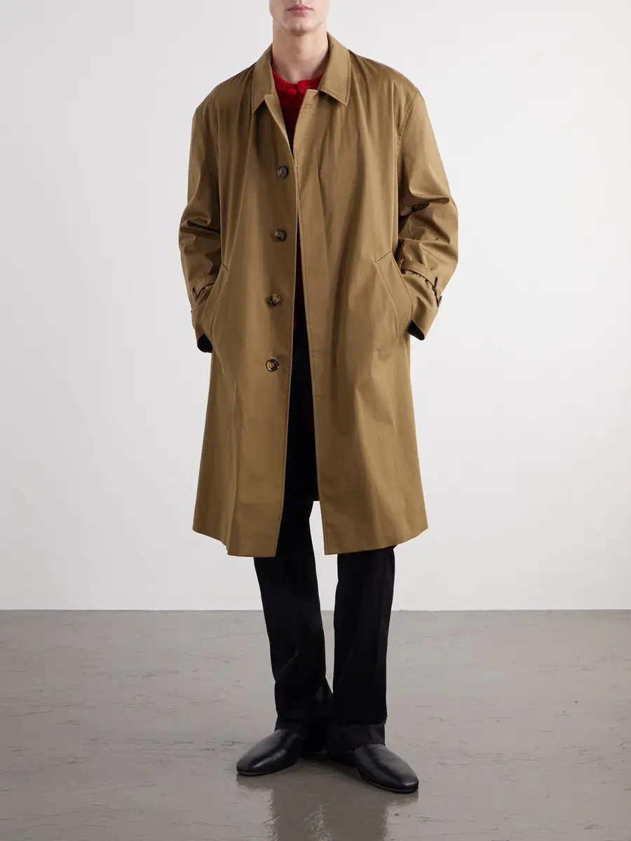 TOTEME Cotton-Blend Trench Coat - Men | Thumbnail 2