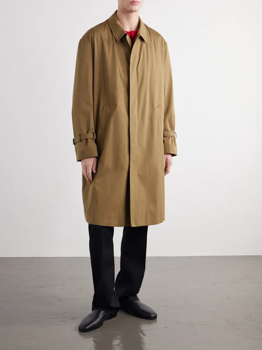 TOTEME Cotton-Blend Trench Coat - Men | Thumbnail 3