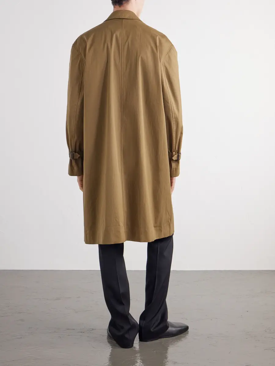 TOTEME Cotton-Blend Trench Coat - Men | Thumbnail 4