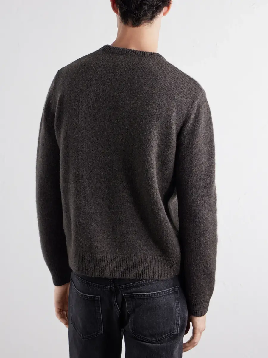 TOTEME Camel Hair Knit Sweater - Men | Thumbnail 4 TOTEME Camel Hair Knit Sweater - Men | Thumbnail 4