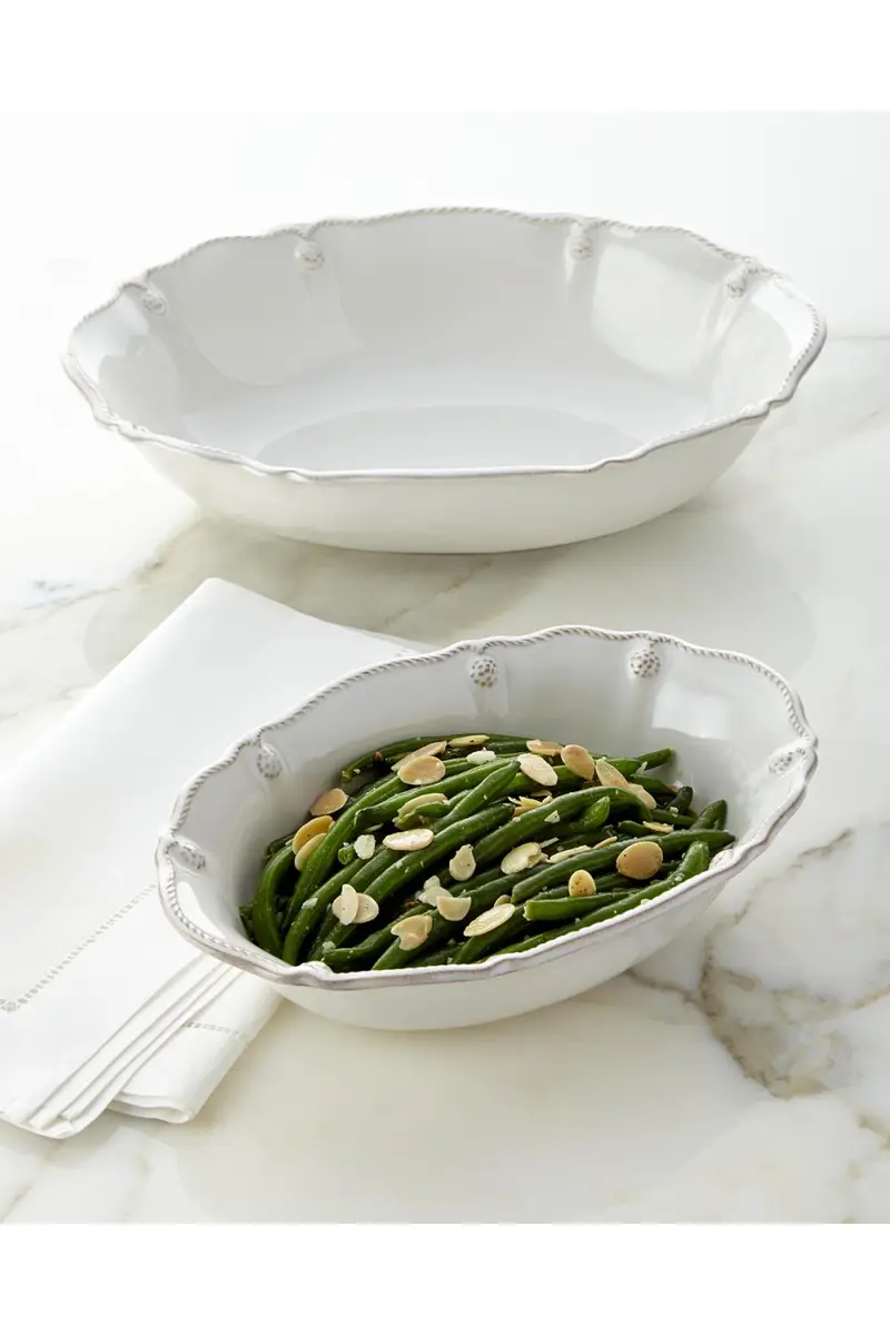 Juliska Berry & Thread Whitewash Oval Serving Bowl | Thumbnail 3