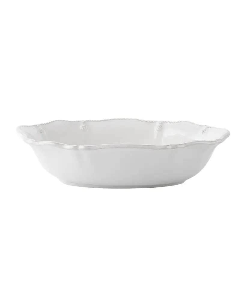 Juliska Berry & Thread Whitewash Oval Serving Bowl
